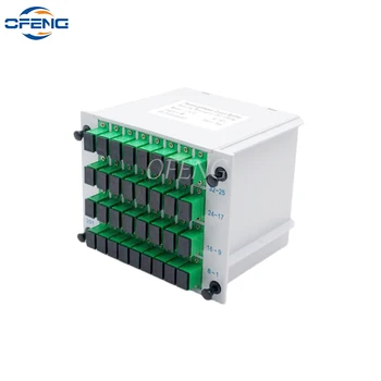 1X32 SC APC PLC Kaset Ekleme Tipi PLC Fiber Optik Çoğaltıcı Splitter kutusu FTTH Fiber Optik Kutu
