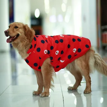 Köpek Giysileri Kaniş Labrador Köpek Orta Büyük Köpek Giysileri Pet Büyük Köpek İki ayaklı Pamuk Yelek Köpek Giysileri Büyük Köpekler için