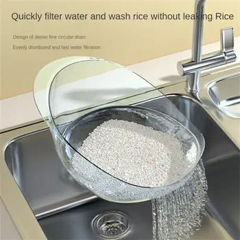 Pirinç Elek Plastik Kevgir Mutfak Drenaj kollu sepet pirinç kasesi Süzgeç Süzgeç Sepeti Lavabo Drenaj mutfak gereçleri