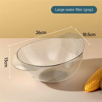 Pirinç Elek Plastik Kevgir Mutfak Drenaj kollu sepet pirinç kasesi Süzgeç Süzgeç Sepeti Lavabo Drenaj mutfak gereçleri