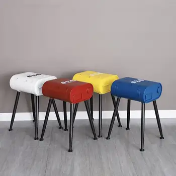 Metal Mutfak yemek sandalyeleri Oyun Tasarımcı Vintage Moda Masa Sandalye Salon Açık Eetkamerstoel Tasarım Mobilya XY50DC