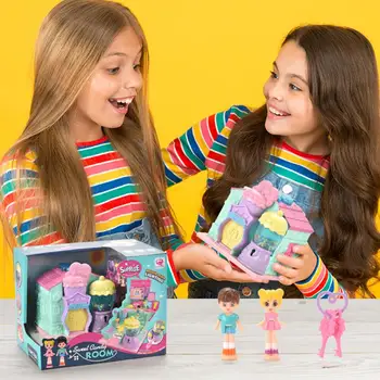 Faydalı Pürüzsüz Kenar Oyun Evi Seti Parlak Renk Erken Eğitim Mini Pişirme eğitici oyuncak seti noel hediyesi