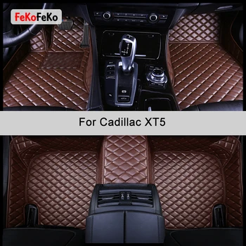 FeKoFeKo Cadillac XT5 Oto Aksesuarları İçin Özel Araba Paspaslar Ayak Halı