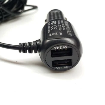 USB şarj aleti şarj kablosu Otomotiv Elektroniği 1 adet Siyah araç adaptörü DC 12V Dayanıklı Taşlama Evrensel