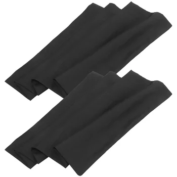 2 Adet Dekoratif Yastıklar Zarf Yastık Kılıfı Tarzı Yastık Kılıfı Yıkanabilir 76x51x0. 6cm Uzun Siyah Polyester (Polyester)