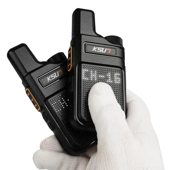 Walkie Talkie Taşınabilir Mini İletişim Radyo Profesyonel PMR 446 Talkie Walkies İki Yönlü Telsiz Alıcı-verici KSUN M6 Kaliteli