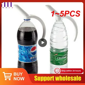 1 ~ 5 ADET Plastik şişelenmiş içecek Kolu Soda Drinkeware şişe tutacağı İçin Parti Mutfak Aracı Uygun Su Dökmek İçin