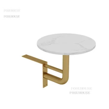 Tasarımcı yemek masası s Modern Duvara monte Yuvarlak yemek masası Ticari ev Mobilyaları Küçük Masa kahve sehpası B