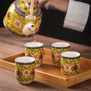 Antika Mavi ve Beyaz Porselen Çay Fincanı Çin Retro Seramik Çay Fincanı Japon Sake Bardak Butik Çin Çay Töreni Aksesuarları