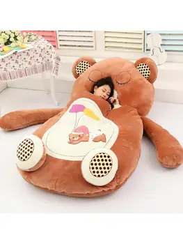Karikatür sevimli hayvan ayı çocuk yatağı tembel kanepe tatami oyuncak bebek yatağı koltuk uyku pedi çıkarılabilir ve yıkanabilir