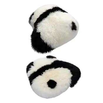 Güzel Uzun Peluş Panda Ayı Yastık Kanepe Süslemeleri Boyutu 52x55 cm Tatil Hediye Parti Dekor