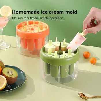 Silikon Dondurma Kalıp DIY Çikolata Tatlı Popsicle Kalıpları Tepsi Buz Küpü Makinesi Ev Yapımı Araçları Yaz Parti Malzemeleri