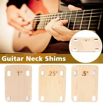 3x Gitar Boyun Plakası Conta Yedek Parçaları Neckplate Yükseltme Bas