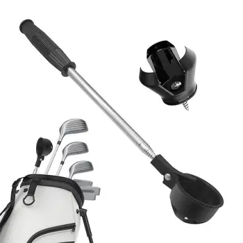 2 ADET Taşınabilir Golf Topu Retriever Teleskopik Golf Topu toplama aracı Golf Aksesuarları Kolay Pick Up Golf Kapmak Aracı Atıcı