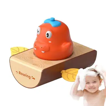 Çocuklar Küvet Oyuncaklar Clockwork Su Yağmurlama Havuzu Oyuncaklar Bebekler İçin Ördek Dinozor Hippo Komik Su Yağmurlama Havuzu su oyuncakları
