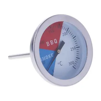 Çelik Barbekü sıcaklık ölçer Yeni Barbekü ızgara termometresi Sıcak 2023 Termometre Açık Kamp Aracı Barbekü Duman ızgara Fırın