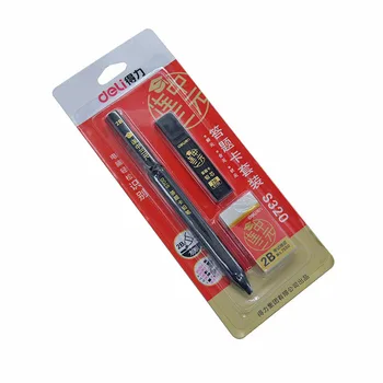1 ADET Deli S320 cevap kalem seti üç yuan 2B cevap kalem destekleyen kurşun testi kauçuk kaplı kart kalem