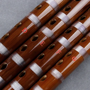 Çift taraflı Flüt Yüksek kaliteli Bambu Flüt Ulusal enstrüman Yeni Başlayanlar ve Profesyoneller için
