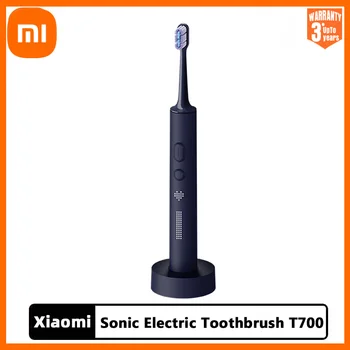 Xiaomi MİJİA Sonic Elektrikli Diş Fırçası T700 Diş Beyazlatma ultra sonic Titreşim Oral Temizleme Fırçaları Akıllı APP LED Ekran