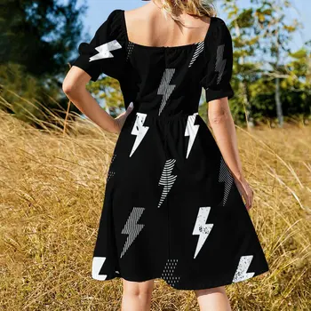 gök gürültüsü desenli elbise kadın elbiseleri lüks tören elbiseleri Zarif elbise