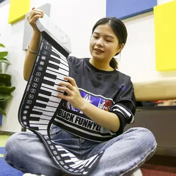 Taşınabilir Klavye Piyano 49 Tuşlu Elektronik Klavye Kayıt ve Oynatma Dahili stereo hoparlör Çocuklar için Yeni Başlayanlar Yetişkinler