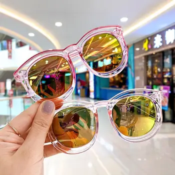 Renkli Moda Erkek Gözlük Kore Güneş Gözlüğü Açık Çocuk Güneş Gözlüğü Çocuk güneş gözlüğü Shades Gözlük Polarize Güneş Gözlüğü
