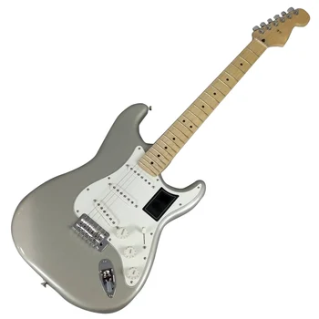 Sınırlı Sayıda Oyuncu St Maple klavye Inca Gümüş Strat Elektro Gitar