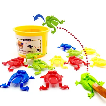 12 Adet Atlama Kurbağa Sıçrama stres oyuncakları Çocuklar İçin Yenilik Çeşitli Stres rahatlatıcı oyuncaklar Çocuklar İçin doğum günü hediyesi Parti Favor