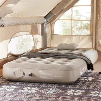 Kamp Açık Yatak Şişme Kraliçe Bahar Hareketli Yatak hava pompası Topper Materasso Gonfiabile Mobilya Yatak Odası İçin