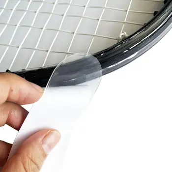 Açık Squash Plaj Sporları için Tenis Raketi Kafa Bandı Şeffaf Sürtünme