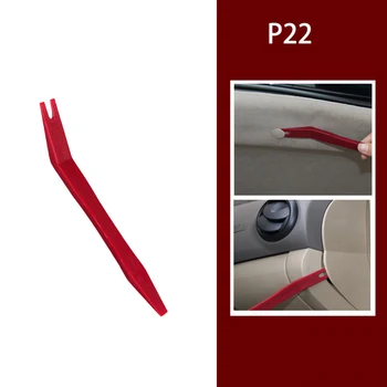 Oto Araba Radyo panelli kapı Klip Paneli Trim Dash Ses Temizleme Installer Pry Onarım Aracı Kırmızı P22