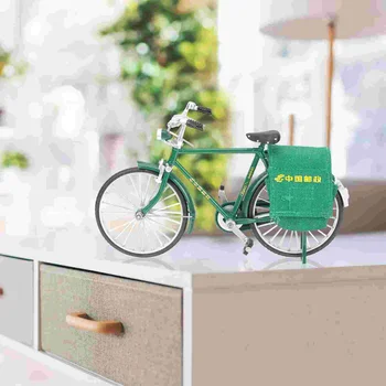 Bisiklet Modeli çocuk bisikleti Oyuncak Simülasyon Retro Oyuncaklar Küçük Demir Vintage Stil Süsleme Masa Minyatürleri
