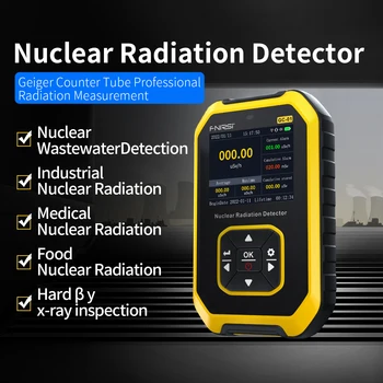 GC01 Geiger Sayacı Nükleer radyasyon dedektörü Profesyonel Mermer Radyasyon İyonizasyon Kişisel Doz Alarmı Radyoaktif Test Cihazı