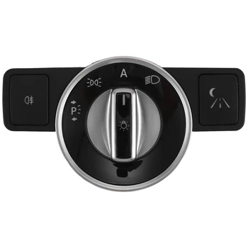 Araba Düğmesi Düğmesi Far Anahtarı ışık anahtarı Benz için W204 S204 W212 A207 C207 X204 R172 C SLK GLK E Sınıfı A2129057100