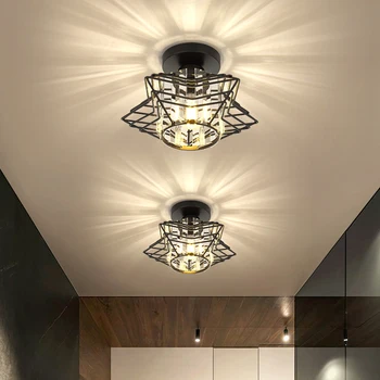 LED Tavan Avize Modern Cam Kristal Tavan Lambası Oturma Odası Yatak Odası Çalışma Odası için iç mekan aydınlatması plafonnier Ev Deco