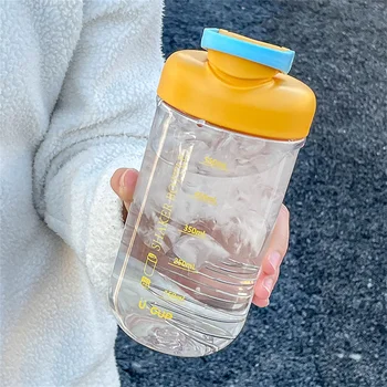 Taşınabilir Shaker Şişeleri Sallamak Fincan protein tozu Spor erkek spor Kupası Yüksek Renk Değeri Kızlar Net Kırmızı Karıştırma Kabı