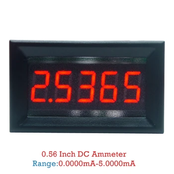 0-5. 0000 mA (5mA) Dijital Ampermetre 5 haneli Akım Ölçer Paneli Ölçer 0.36 inç
