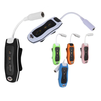8 GB MP3 Çalar Yüzme Sualtı Dalış Spa + FM Radyo Su Geçirmez Kulaklık mini mp3 çalar