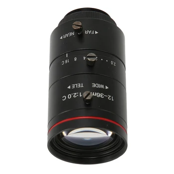 12-36mm F2.0 Lens 3MP / 1 / 1 8 İnç C Dağı Manuel Zoom FA Lens güvenlik kamerası Endüstriyel Kamera H