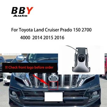 Ön Görünüm Full HD Araba Kamera Toyota Land Cruiser Prado 150 için 2700 4000 2014 2015 2016 logo araç park kamerası