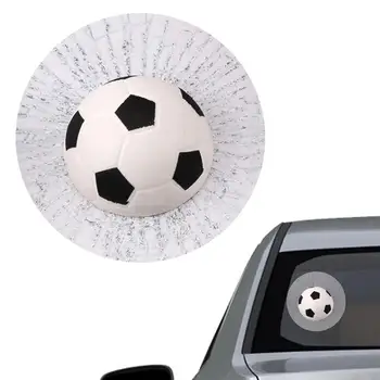 Komik Top Hit Araba Pencere Sticker Komik Ve Yaratıcı Stereo Araba Çıkartmaları Komik Su Geçirmez Otomatik Zor Tenis Çıkartmaları