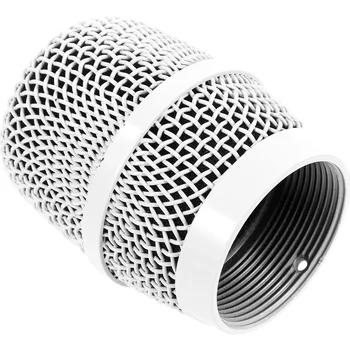 Mikrofon ızgarası Metal Parçalar Kafa Değiştirme Kablosuz Mikrofonlar Malzemeleri Topu Kablosuz