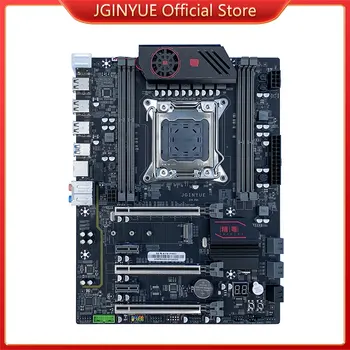 JGINYUE X79 ATX LGA 2011 anakart desteği Intel Xeon E5 V1 V2 DDR3 1333 1600 1866MHz 32GB RAM M. 2 NVME SATA USB3. 0 X79 PRO