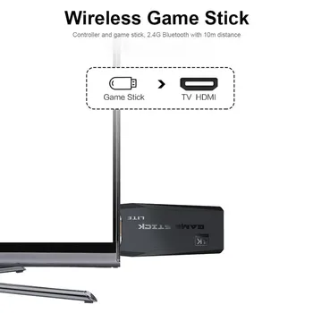 M8 Retro Oyun Konsolu 4K 60fps HDMI Çıkışı Düşük Gecikme TV Oyun Çubuğu Çift Kolu Taşınabilir ev oyunu Konsolu PS1 Dropshipping