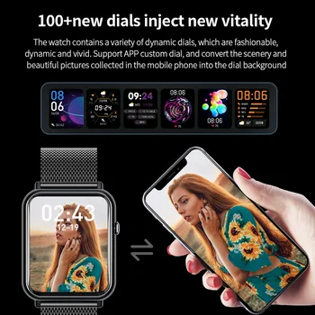 Lıge Moda akıllı saat Bayanlar Vücut Sıcaklığı Spor Spor bluetooth saat Çağrı Relojes Inteligentes Smartwatch Erkekler Yeni 2023
