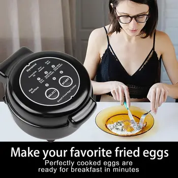 Kızarmış Yumurta Pişiricisi, Düşük ısıda Pişirme, Kızarmış yumurtayı Güneşli tarafı yukarı, Kolay vb. Gibi yapın. Sesli uyarı ile otomatik olarak durur
