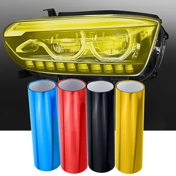 30CM * 60CM Oto Araba İşık Far arka lamba tonu Stil Su Geçirmez Koruyucu Vinil Film Renklendirme Araba Sticker Aksesuarları