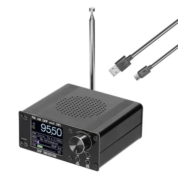 Renkli Ekranlı ATS-80 FM AM Radyo Frekans Modülasyonlu Radyo Alıcısı