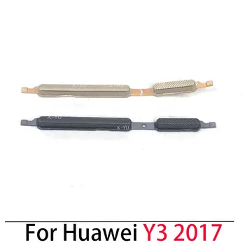 10 ADET Huawei Y3 2017 Güç Düğmesi AÇIK kapalı Ses Yukarı Aşağı Yan Düğme Anahtarı