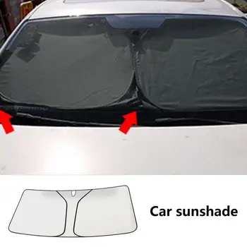 Araç ön camı güneşlik ön cam güneşlik çoğu araba için katlanabilir güneşlik kapak katlanabilir otomatik ısı kalkanı reflektör